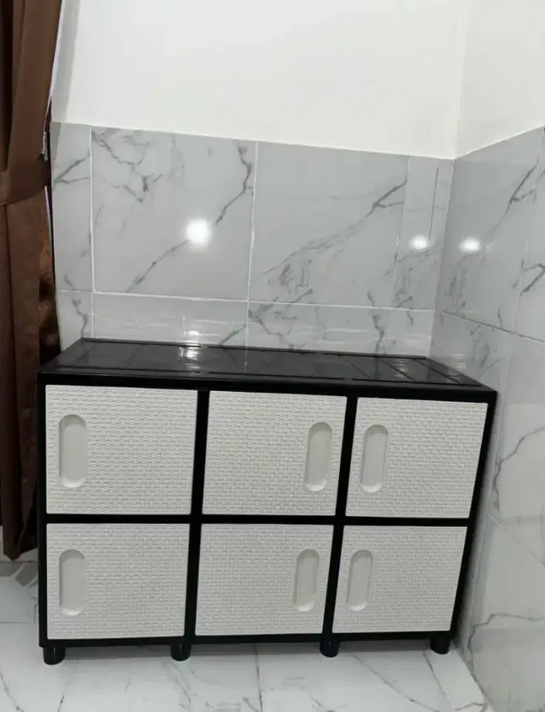 Promo Murah Lemari Locker Box Cabinet Meja Tv Serbaguna Triple 2 Susun