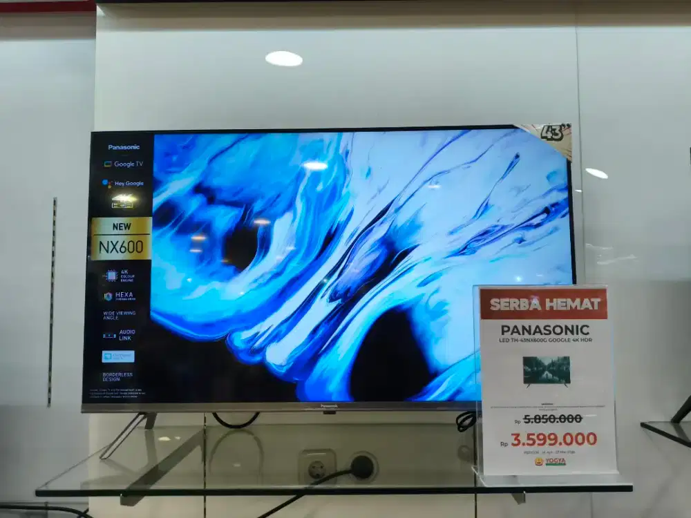 PANASONIC LED TH-43NX600G GOOGLE TV HDR