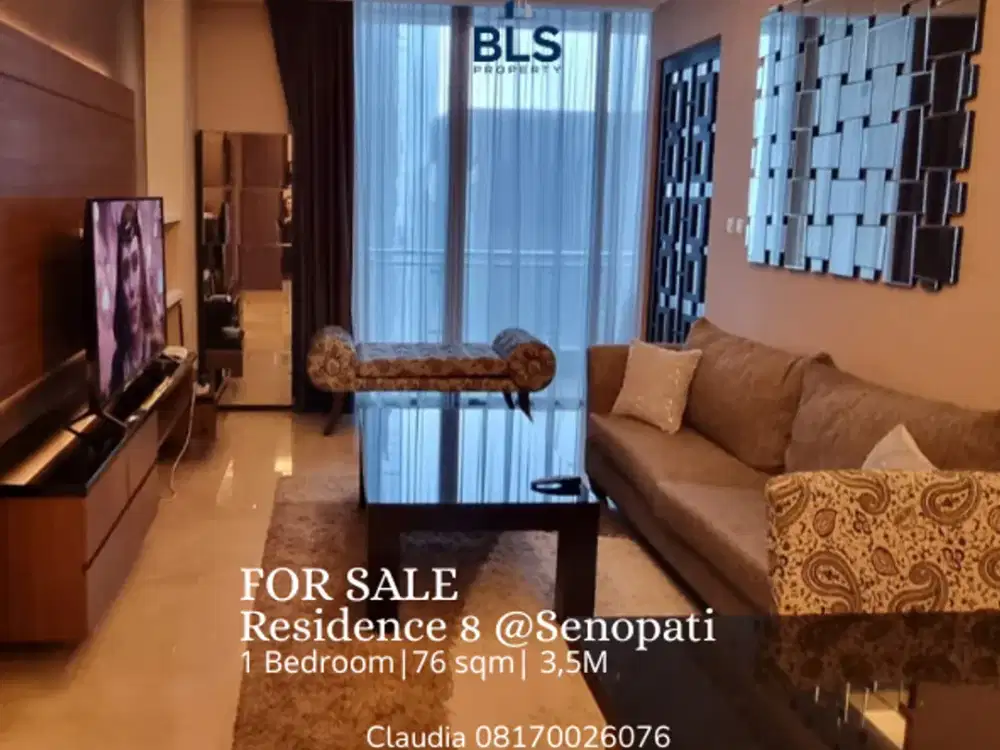 FOR SALE Apartment Residence 8 @Senopati 1BR