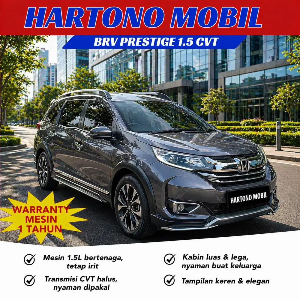 BRV 1.5 Prestige CVT metik 2019