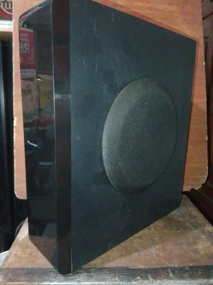 Pioneer Slim Subwoofer 6 in, full ori, box utuh, merk Japan