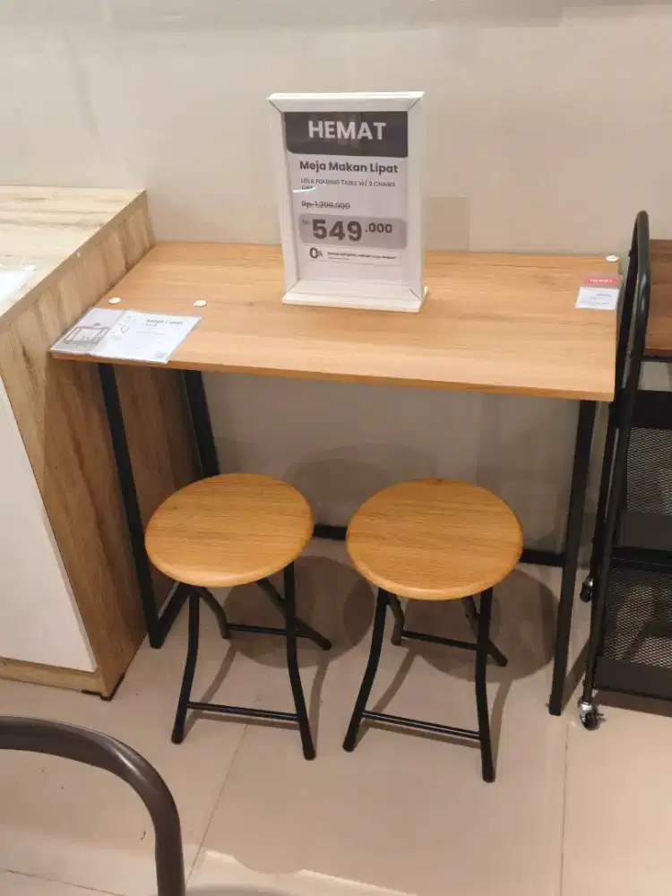 Set Meja Kursi Lipat Baru Murah