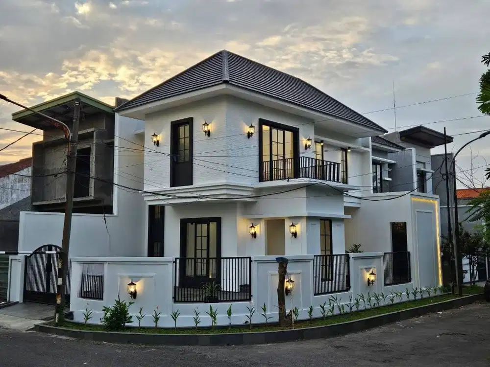 Dijual Rumah Hook Cantik Siap Huni Rungkut Asri Utara  Surabaya Timur