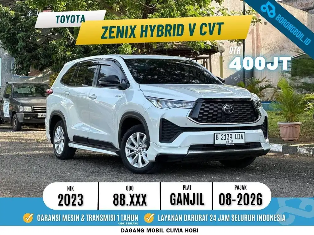 Mobil Keluarga Nyaman Irit | Toyota Zenix V Hybrid Modelista 2023 Puti
