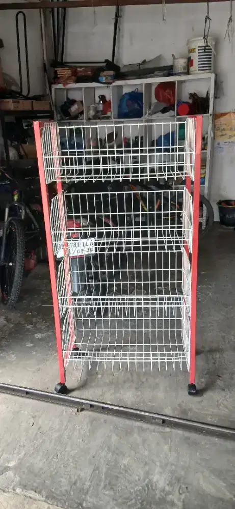 Jual rak ciki tinggi 140 cm lebar 75 cm