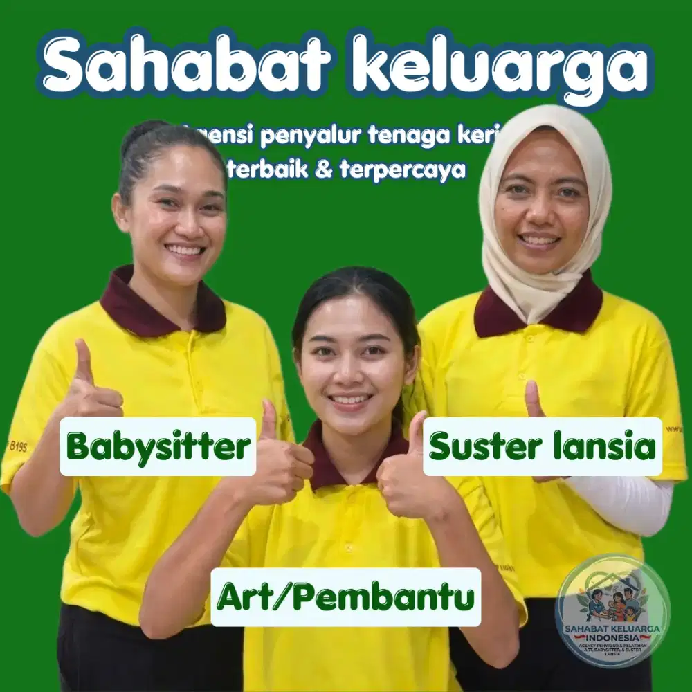Sedia pembantu, babysitter, suster lansia