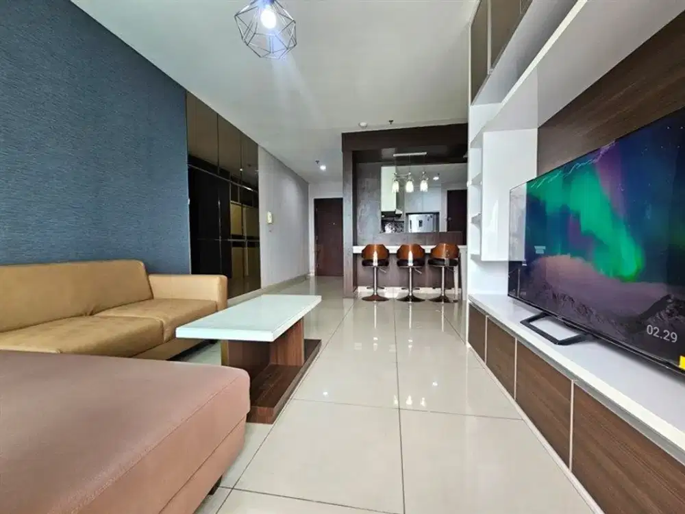 Connecting Mall CP, Disewakan Apartemen Central Park Residences 2BR+1 Luas 93m2 Furnished Interior Lengkap Siap Huni Lokasi Strategis Di Tanjung Duren