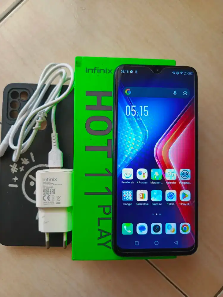 Asli Infinix HOT 11 PLAY 6000 mAh Lengkap