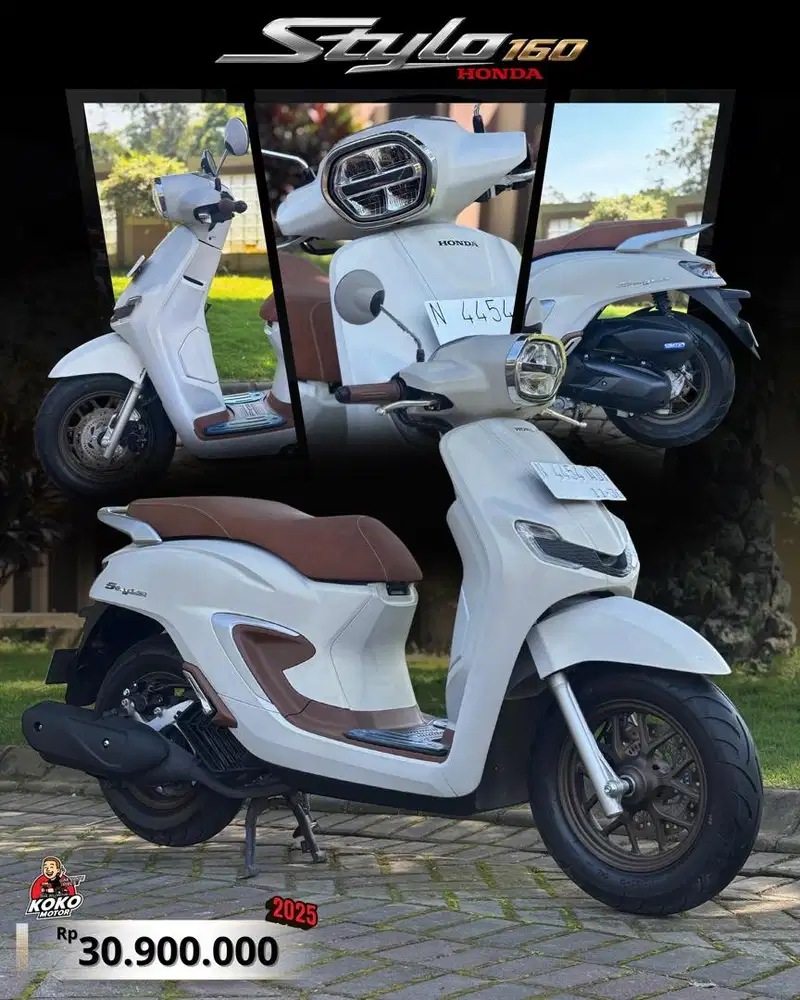 Honda Stylo 160 ABS Keyless 2025 Putih N Malang Koko Motor