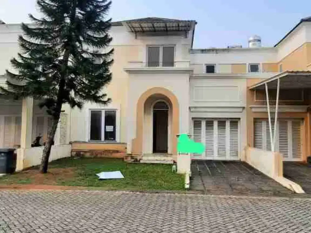 dijual rumah view golf belakang rumah