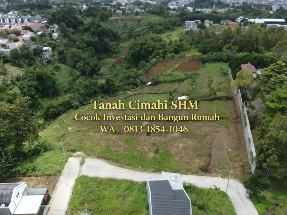 Tanah Murah Cimahi SHM Siap Bangun Rumah cocok investasi