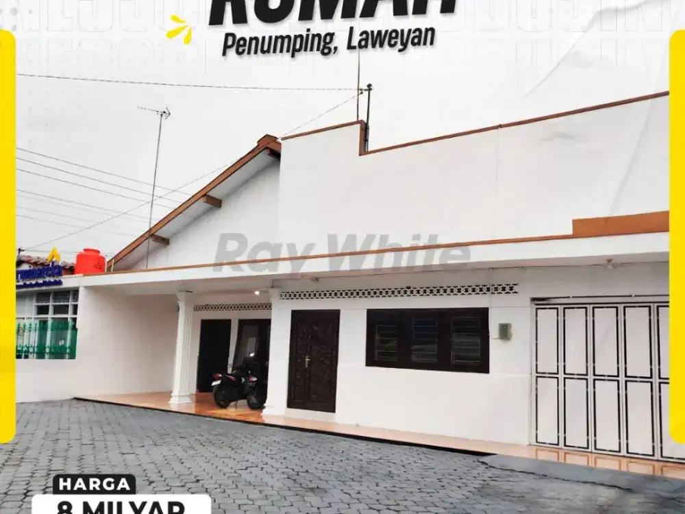 Rumah Eksklusif di Penumping Laweyan, Aset Ring 1 Tengah Kota Solo dengan Halaman Parkir Luas