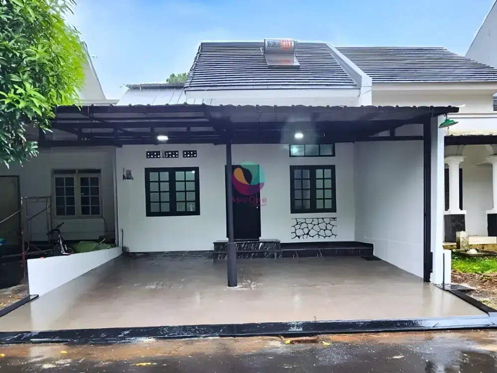 Rumah Cantik Modern Terenovasi SHM Siap Huni di Cluster Terdepan Kota Wisata