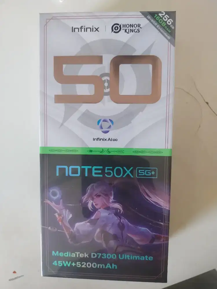 Infinix note 50X ,8/256 5G+ NEW MURAH