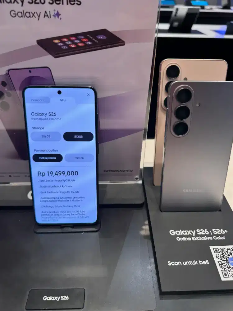 Samsung galaxy s26 basic 512 gbdengan cicilan 0% Home credit