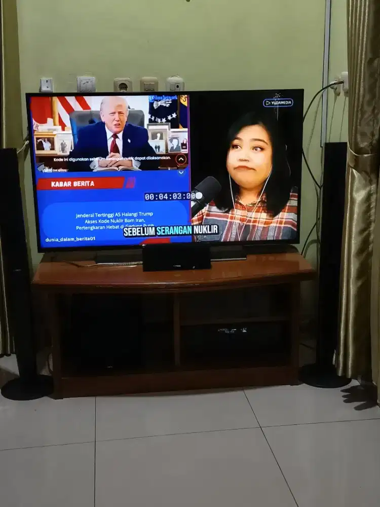 Dijual TV 50 inch lengkap Home Theater