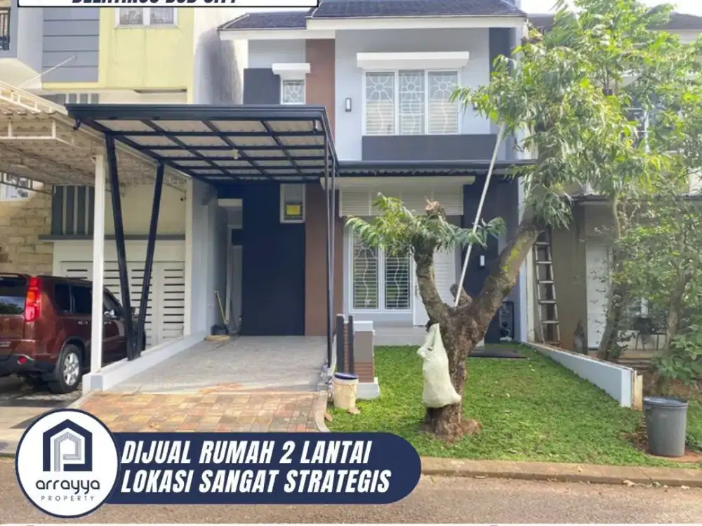 DIJUAL CEPAT RUMAH 2 LANTAI DI DELATINOS BSD 'HRB141'
