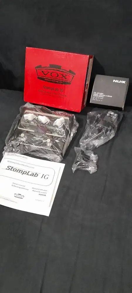 Vox Stomplab Lab 1G IG SL1G Guitar Multi Effect Japan + Nux Adaptor