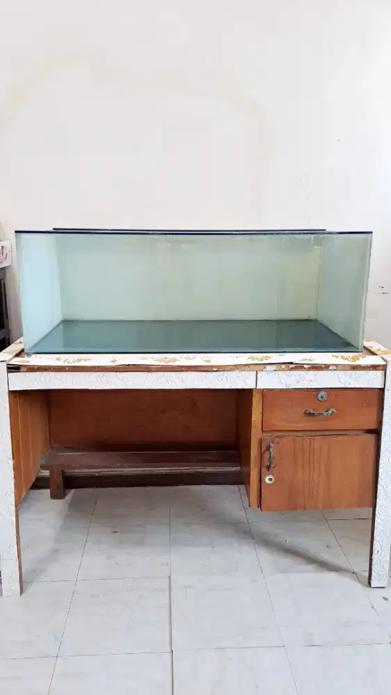 Akuarium Kaca satu meter 100cm aman