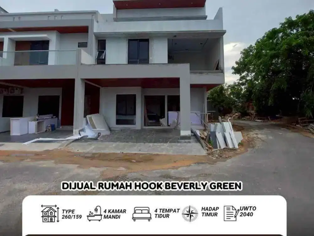 Dijual Rumah Hook Beverly Green Batam Center
