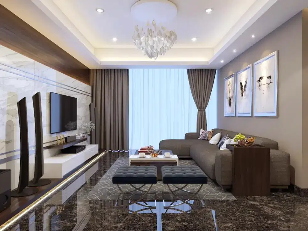 Disewakan Apartemen Pesona Bahari Mangga Dua, 3 Bedroom. Furnish