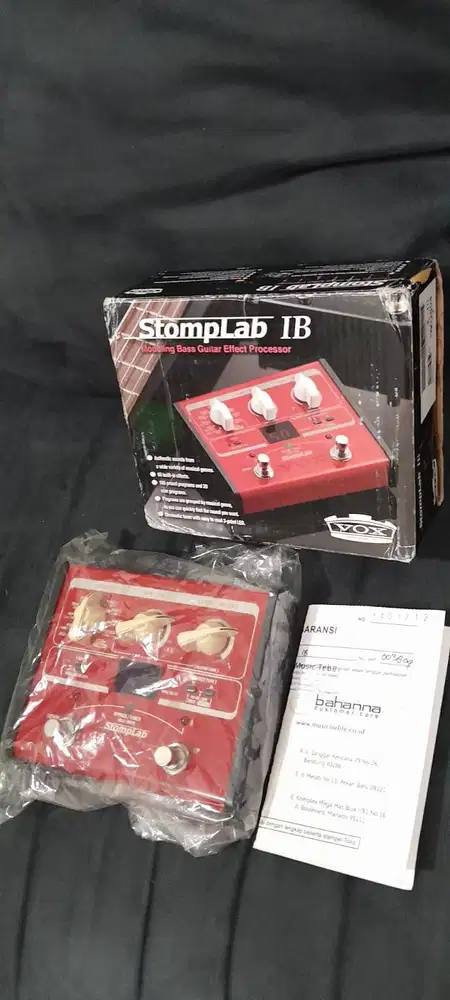 Vox Stomplab Lab 1B IB SL1B Bass Multi Effect Made Japan Like New