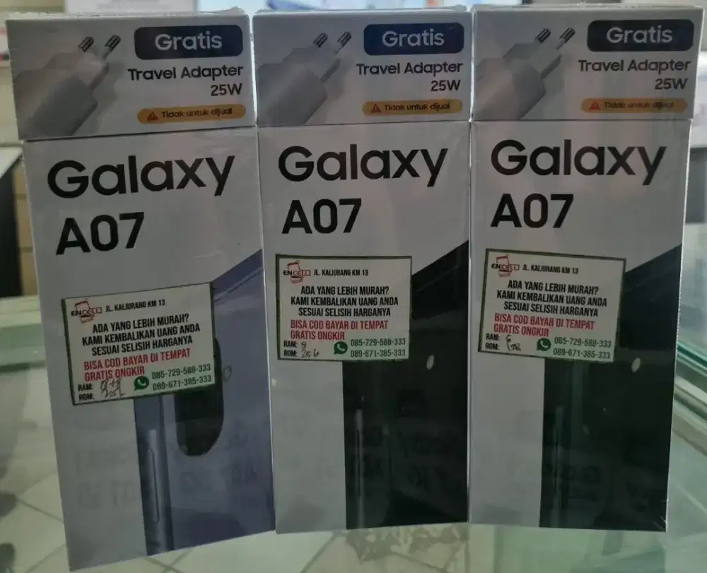 TERLARIS SAMSUNG GALAXY A07 FREE ADAPTER