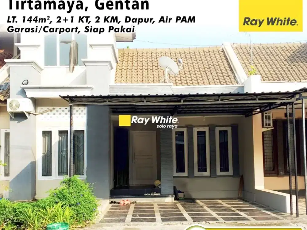 Sewa Rumah Elegan di Tirtamaya Gentan, Hunian Siap Pakai di Kawasan Elit Solo Barat