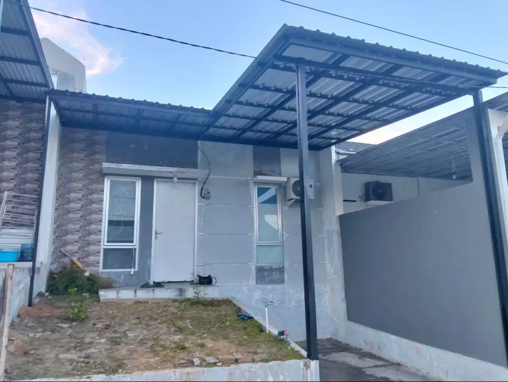 Kanopi baja ringan cat hitam dopp