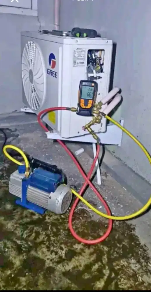 Terima servis AC, cuci AC, isi freon AC, bongkar pasang ac