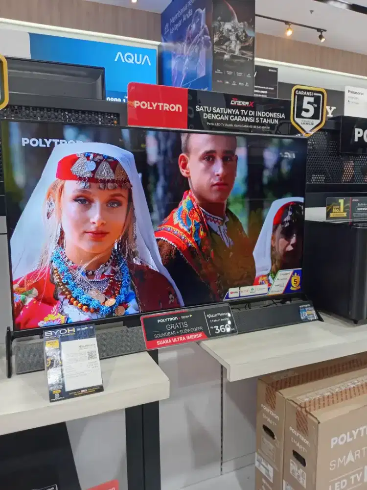 TV Polytron Full HD43 Bisa Cicilan Pake Home Credit Mulai 15rb/hari