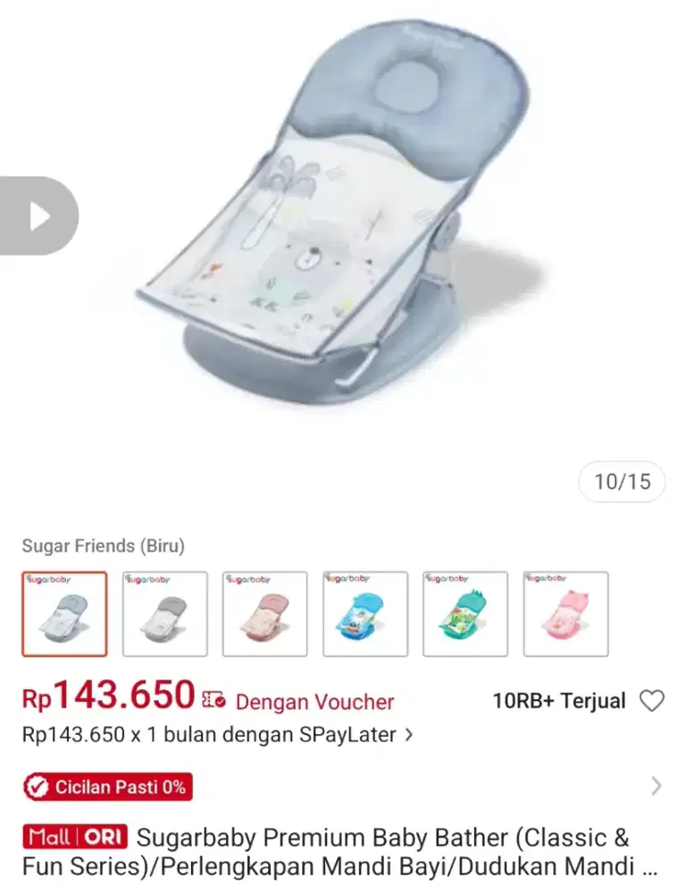 Sugar Baby Premium dudukan mandi bayi