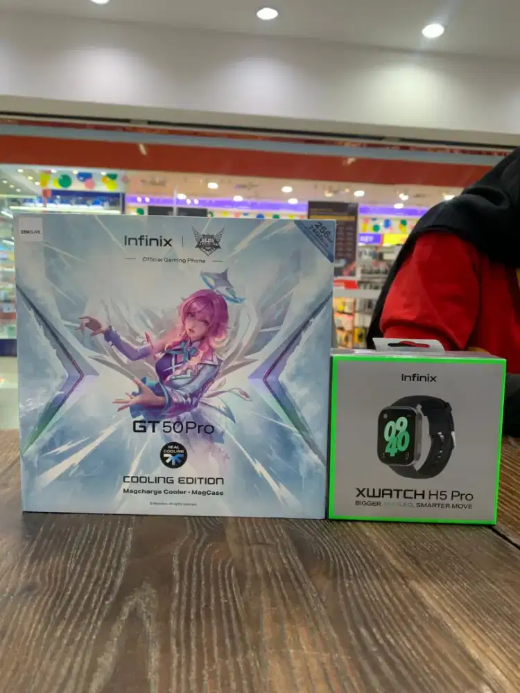Infinix GT 50 Pro free colling pad dan Smart watch