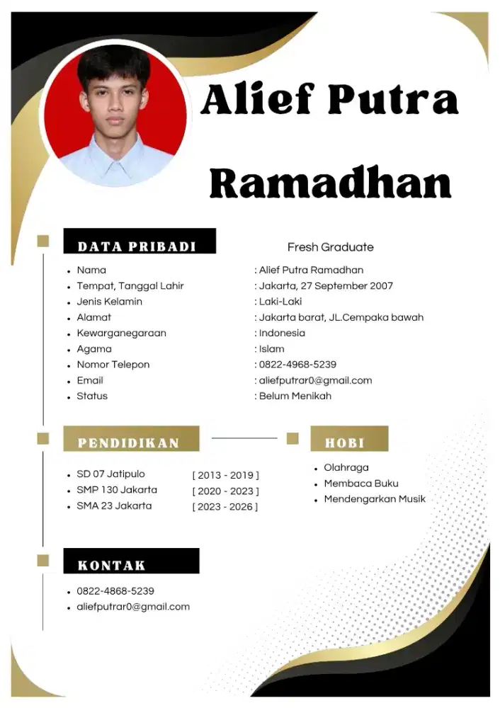 Ingin mencari pekerjaan untuk lulusan SMA