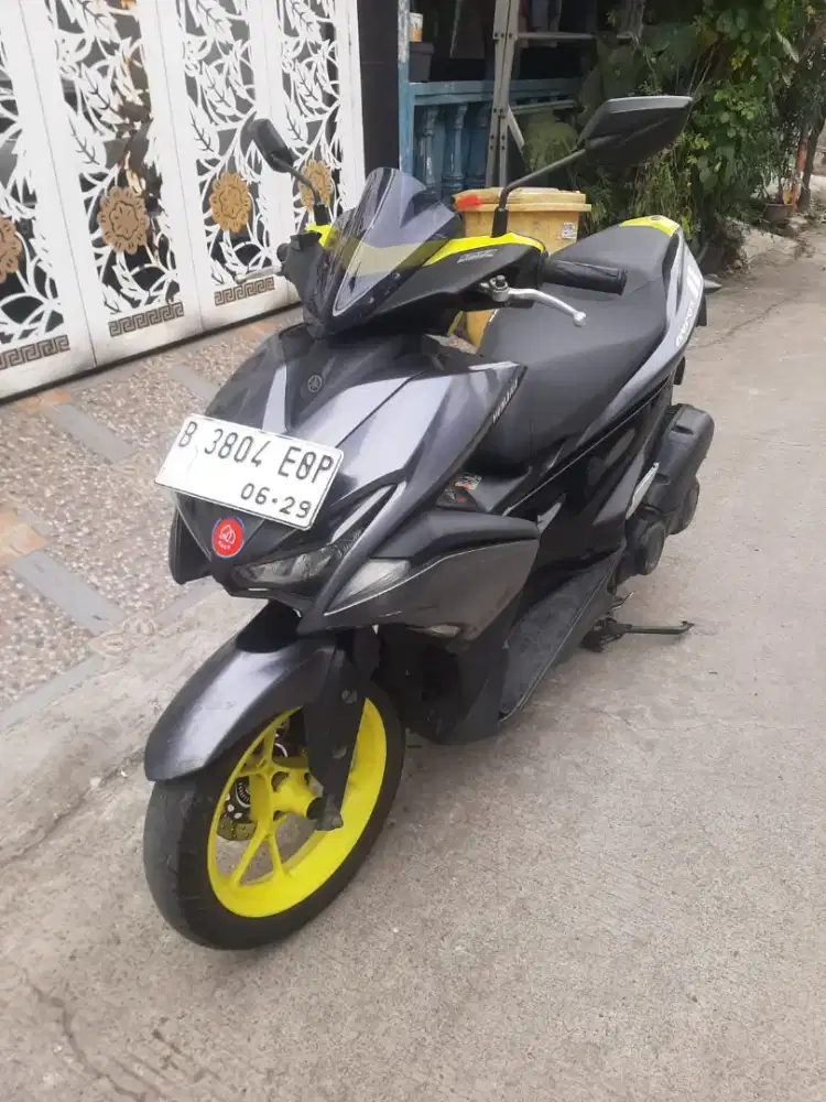 Yamaha Aerox 2019 ss lengkap mesin bagus pajak hidup plat B Depok