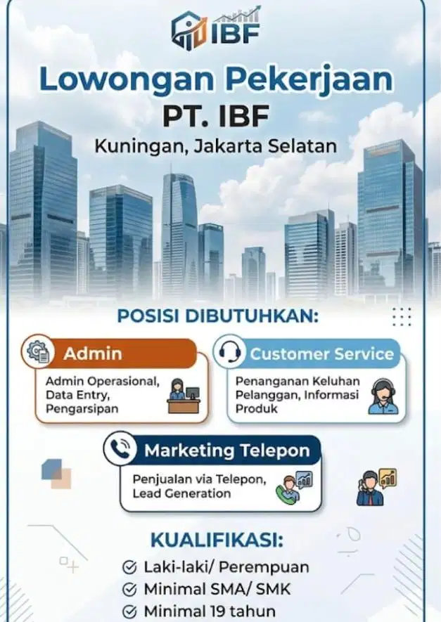 CUSTOMER SERVICE STAFF KANTOR