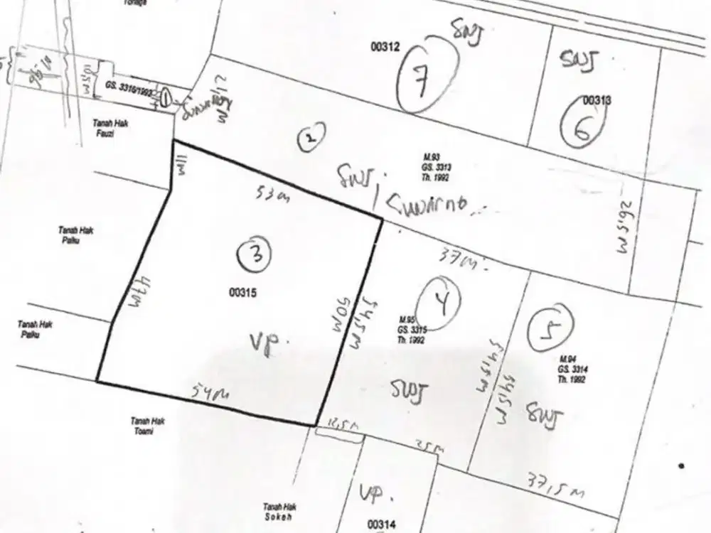 Tanah Dijual Di Raya Panjunan Sukodono Sidoarjo