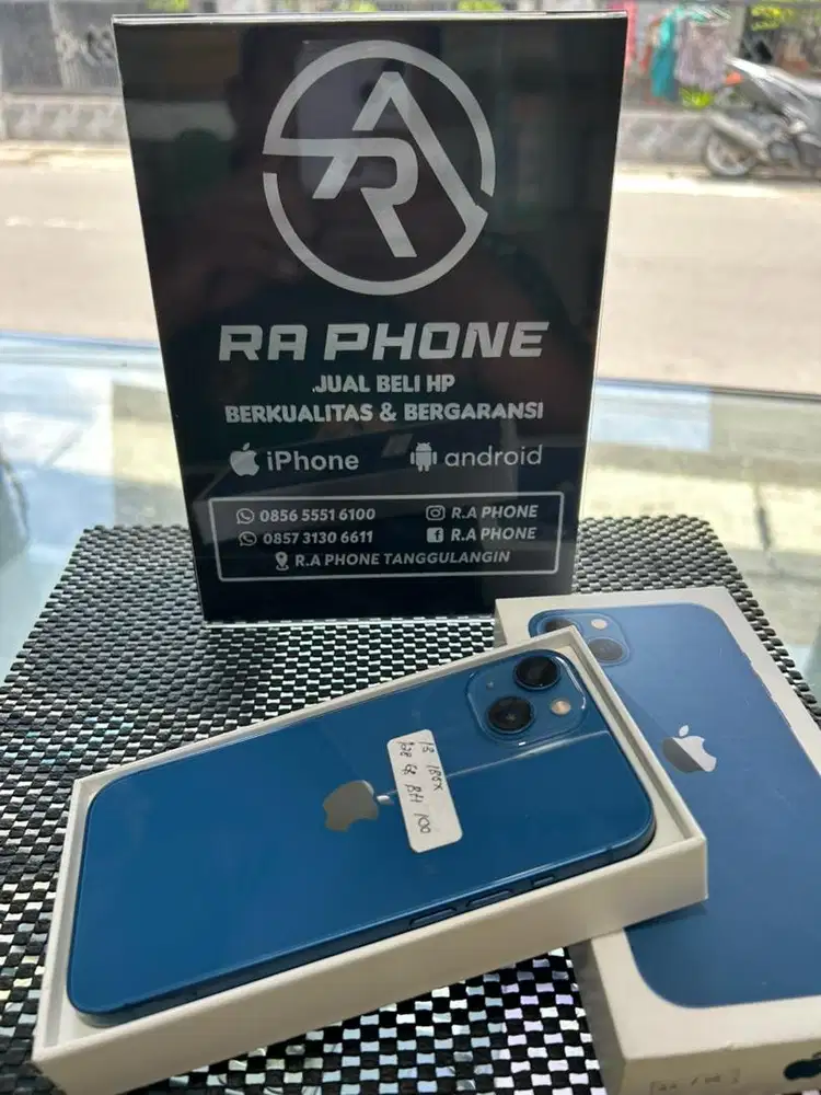 Iphone 13 128GB bh 100% ori ready warna hitam/putih/biru BISA TR