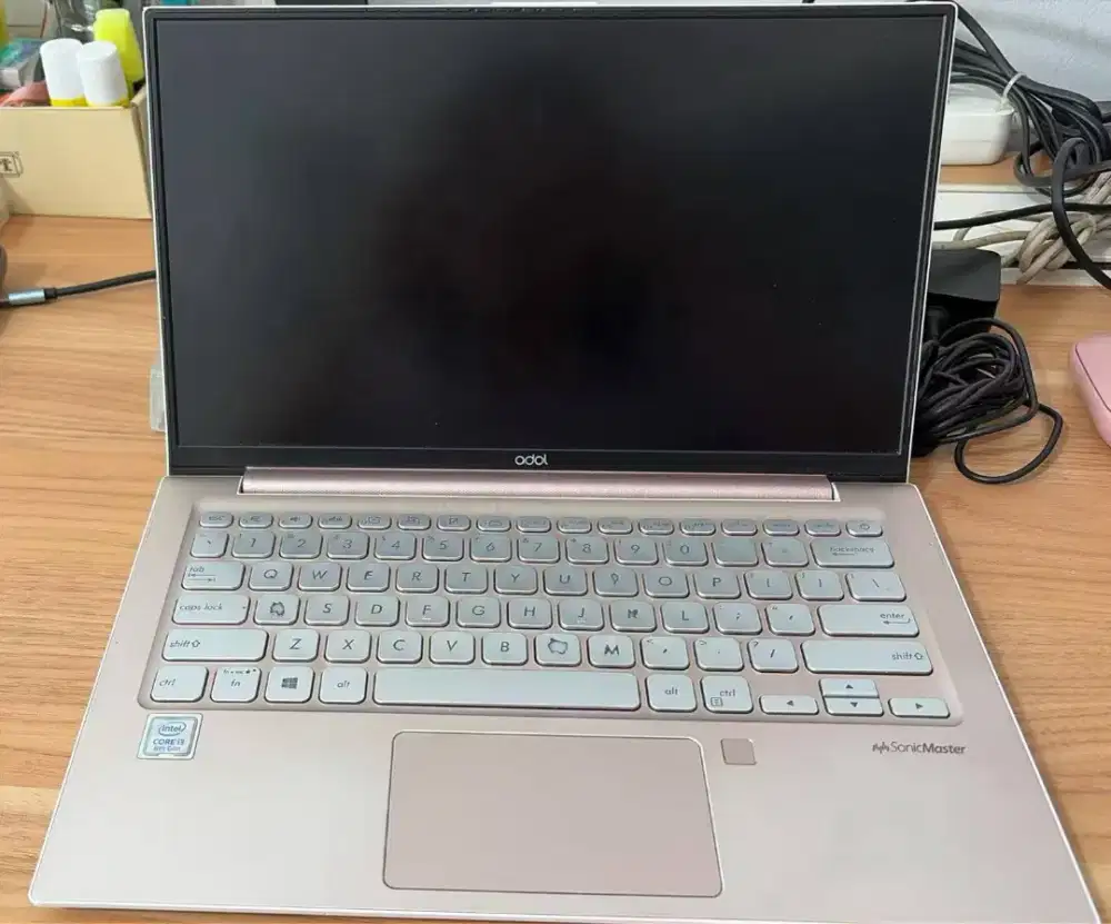 jual laptop asus adol 13F rose gold core i3 8th gen