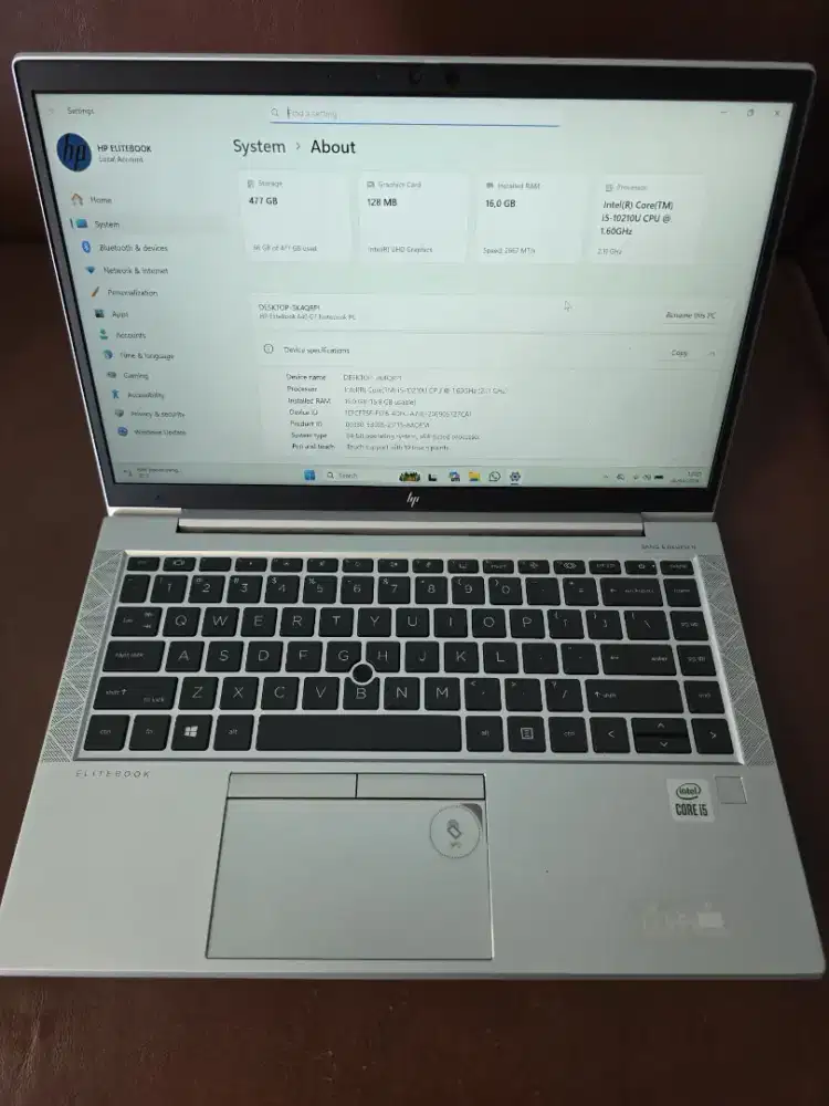 Jual laptop HP Elitebook 840 G7 (Touchscreen)