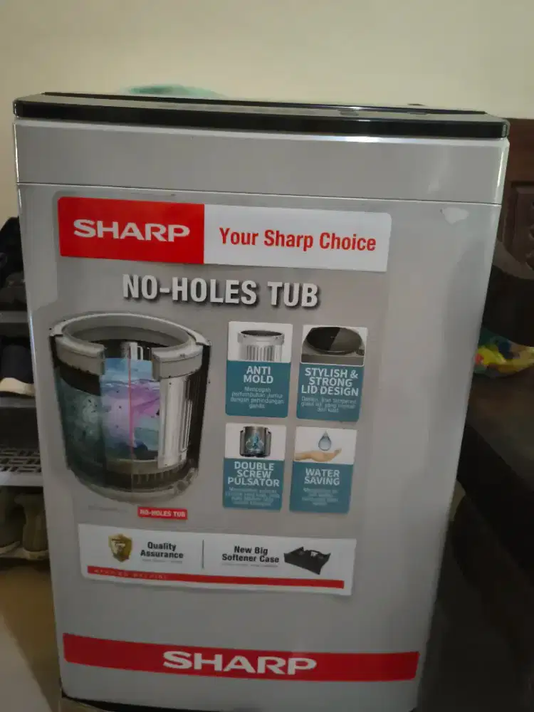Dijual mesin cuci  8kg Sharp ES - M8000T