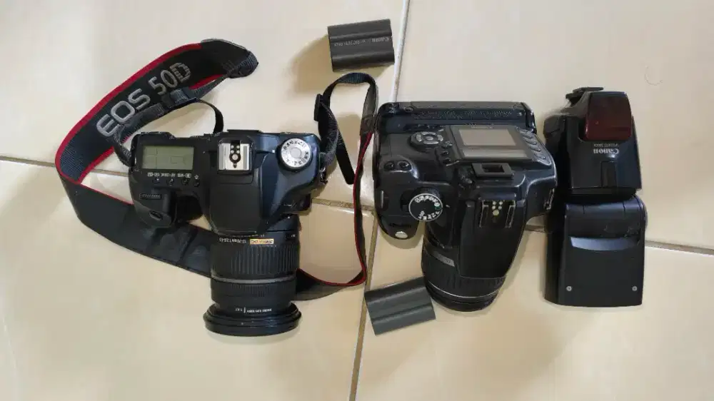 Jual Kamera dan lensa komplit (canon 5D & 350D)
