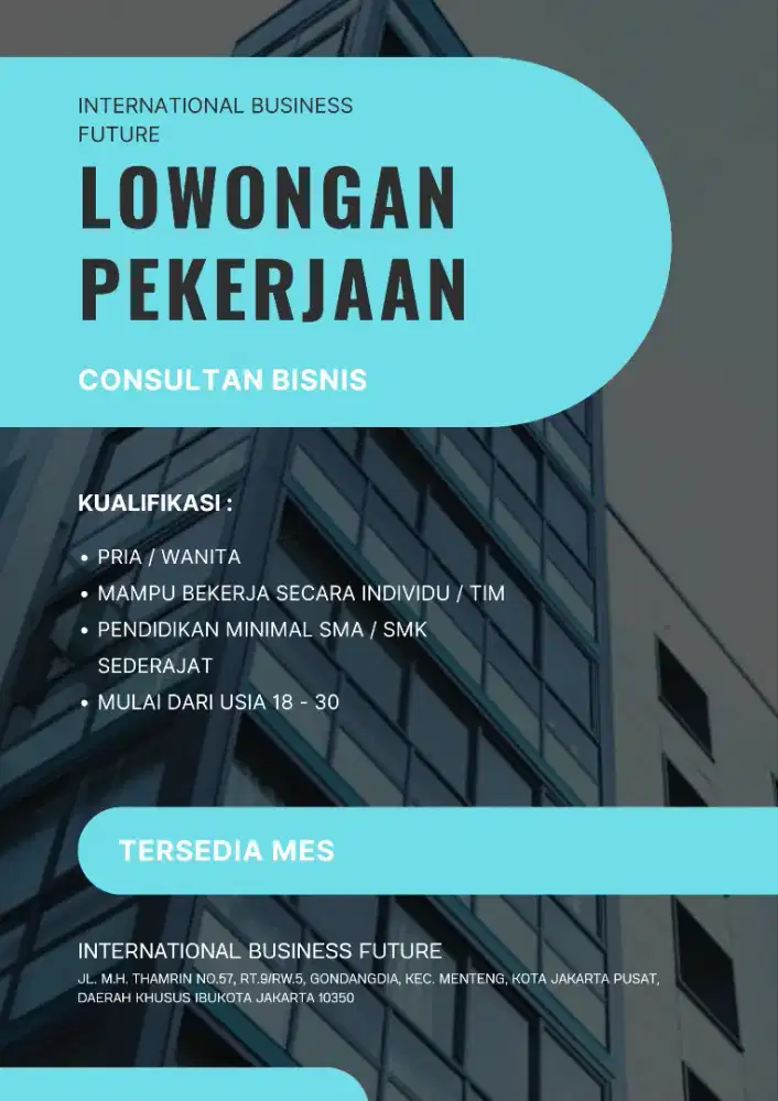 Lowongan Pekerjaan Jakarta Pusat