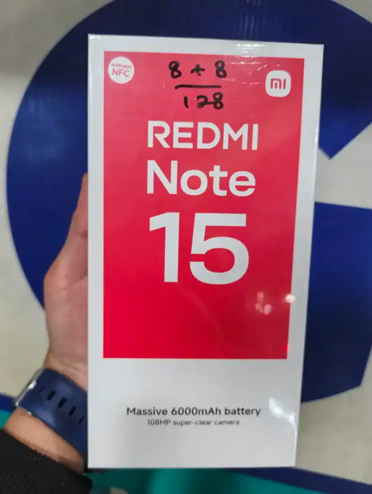 Redmi note 15 (8/128) new segel box warna black