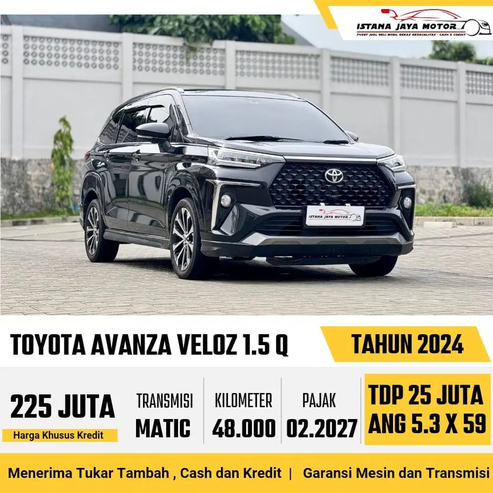 [PAJAK PANJANG] Toyota Veloz Q CVT Automatic 2024