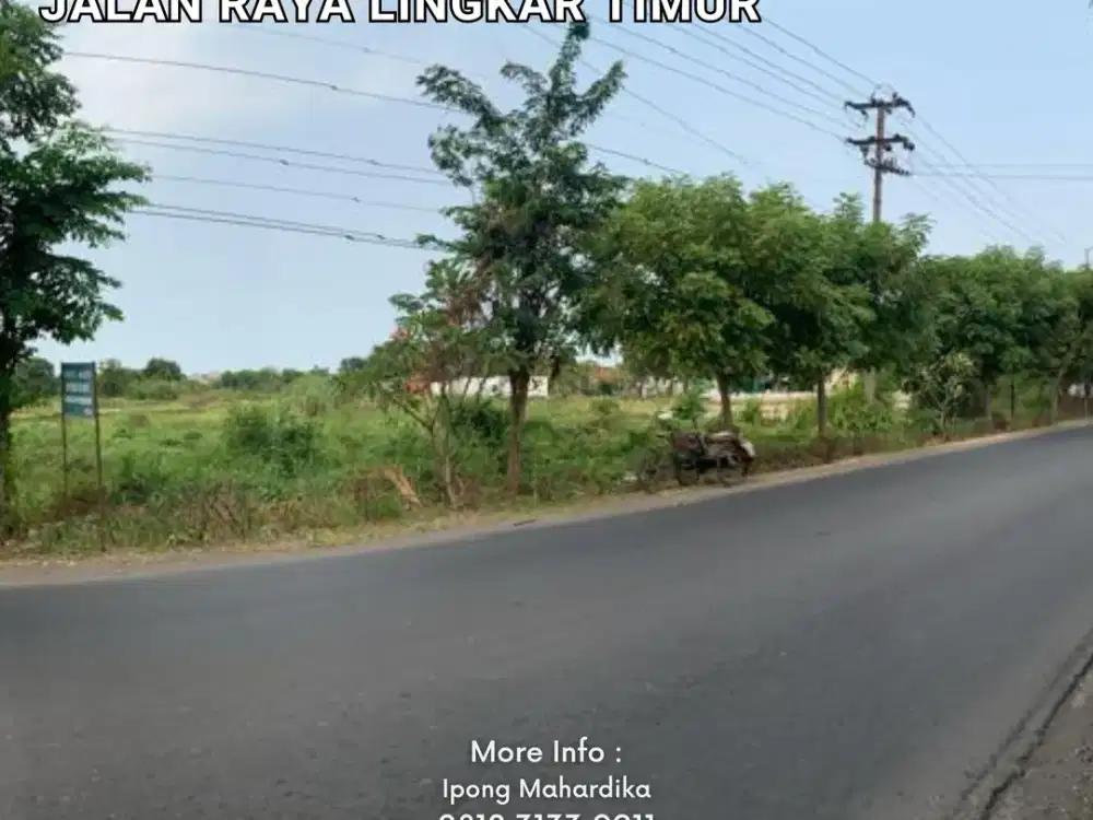 Tanah Pekarangan Sidoarjo Nol Jalan Cocok Untuk Industri Gudang dll