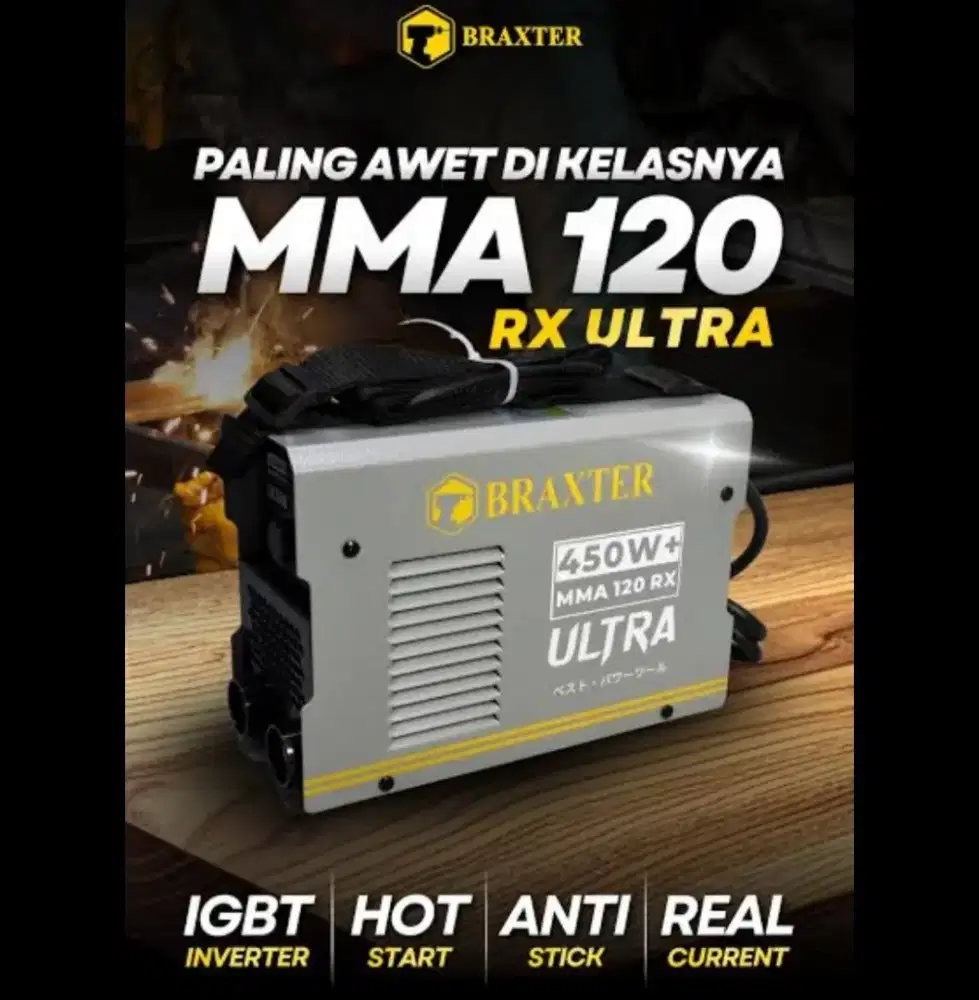 Mesin Las MMA 120 Ultra Braxter