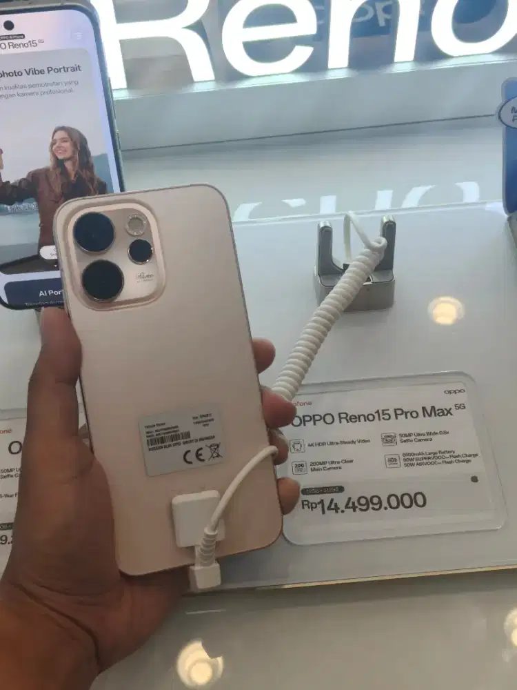 Oppo Reno 15 Pro Max Garansi Resmi Oppo Indonesia ( Harga Termurah )