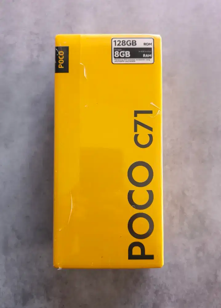 Poco C71 (4+4/128) new segel box warna black