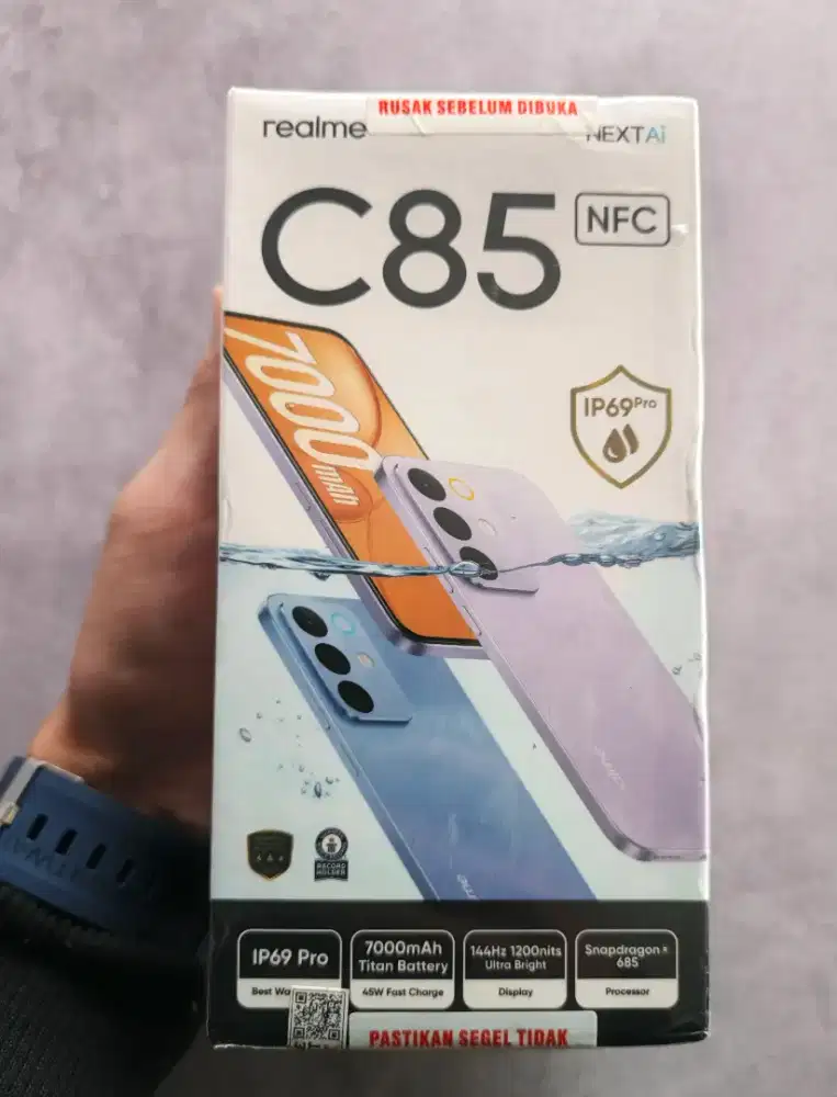Realme C85 (6/128) new segel box warna blue
